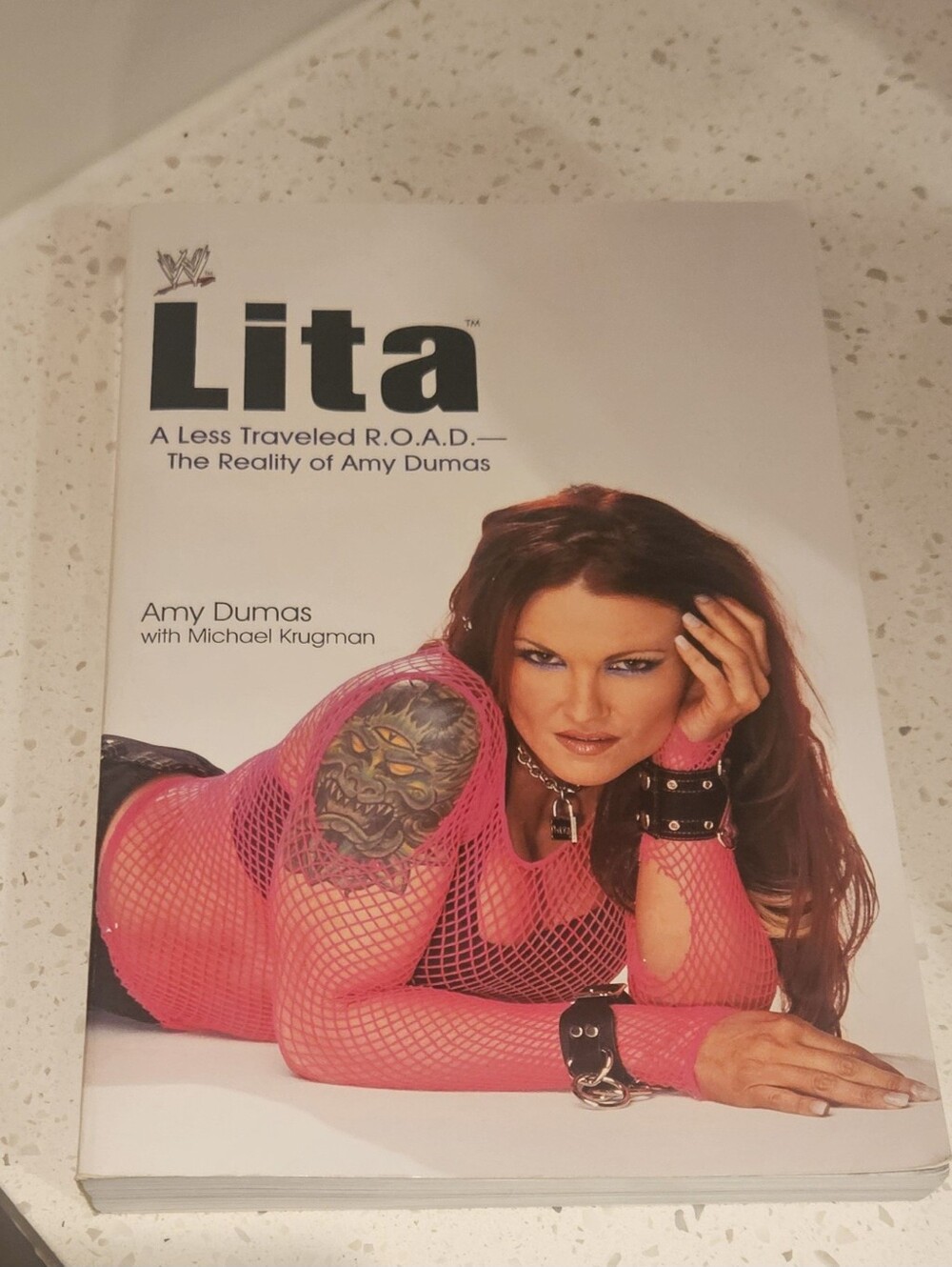 Lita "A Less Traveled Road" First Edition 2003 Biography - Amy Dumas #WWE